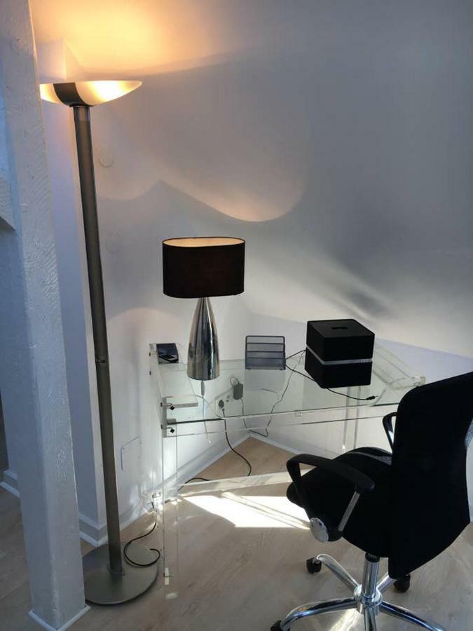 Luxury Rooftop Loft With River View 10Min To City Appartement Düsseldorf Buitenkant foto